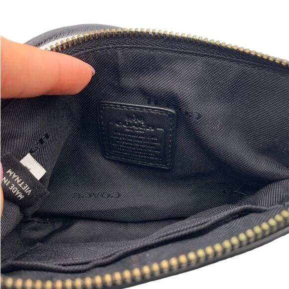 COACH Black Stud Wristlet - Picture 5 of 7